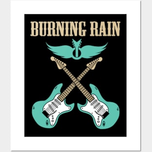 BURNING RAIN BAND Posters and Art